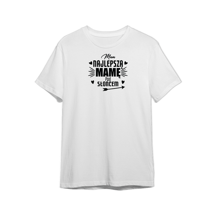 Koszulka z Napisem "Najlepsza Mama Pod Słońcem" - Mejkmi - Personalizowane Prezenty Dla Twoich Bliskich!